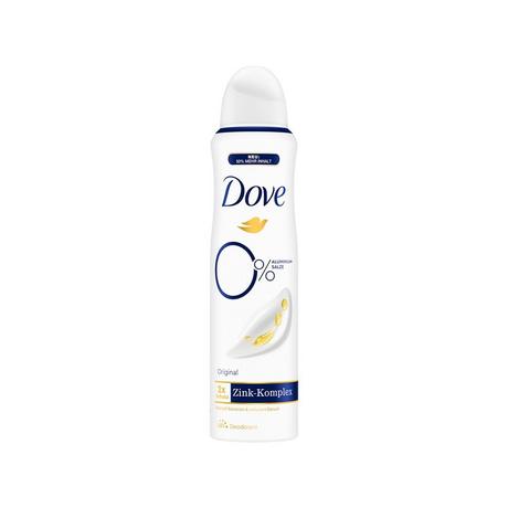 Dove Deo 0% Original Aerosol 0% Sels D'aluminium Avec Complexe De Zinc Déodorant Original En Spray 
