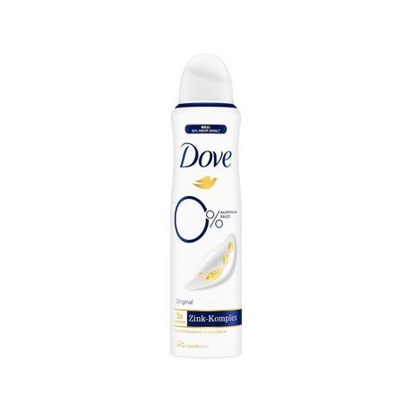 Dove Deo 0% Original Aerosol 0% Sali Di Alluminio Con Complesso Di Zinco Spray Deodorante Originale 