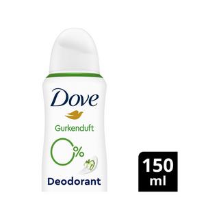 Dove Deo 0% Gurkenduft Aerosol 0% Aluminiumsalze mit Zink-Komplex Gurkenduft Deodorant-Spray 