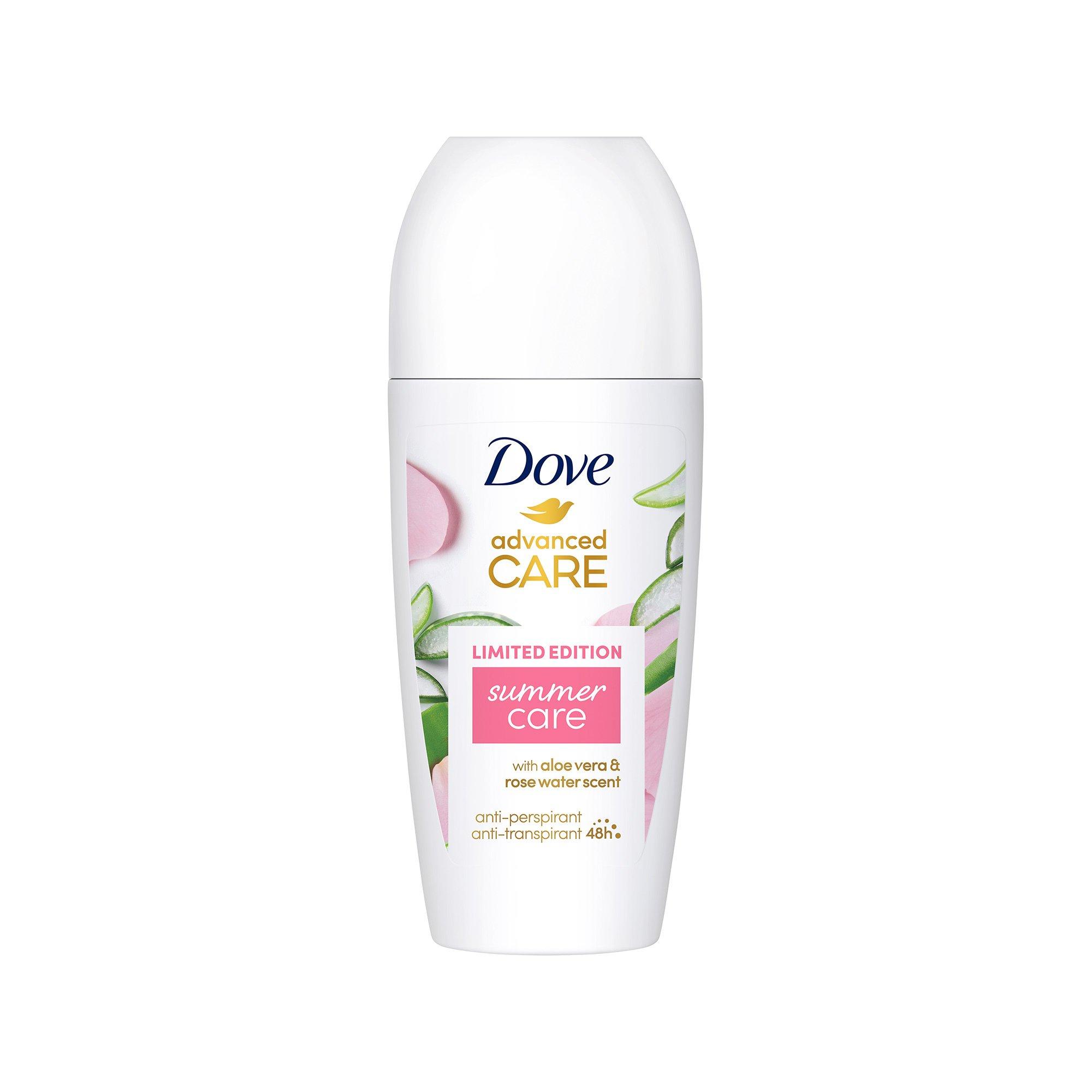 Dove Care Summer Care Roll-On Advanced Care Anti-Transpirant Roll-On Refreshing Summer Ritual Limited Edition 