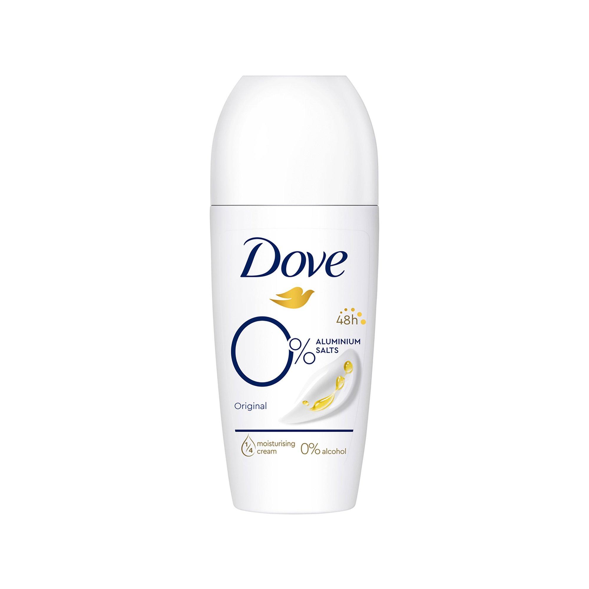 Dove Deo 0% Original Roll-On Antitraspirante originale Advanced Care - Roll-on  