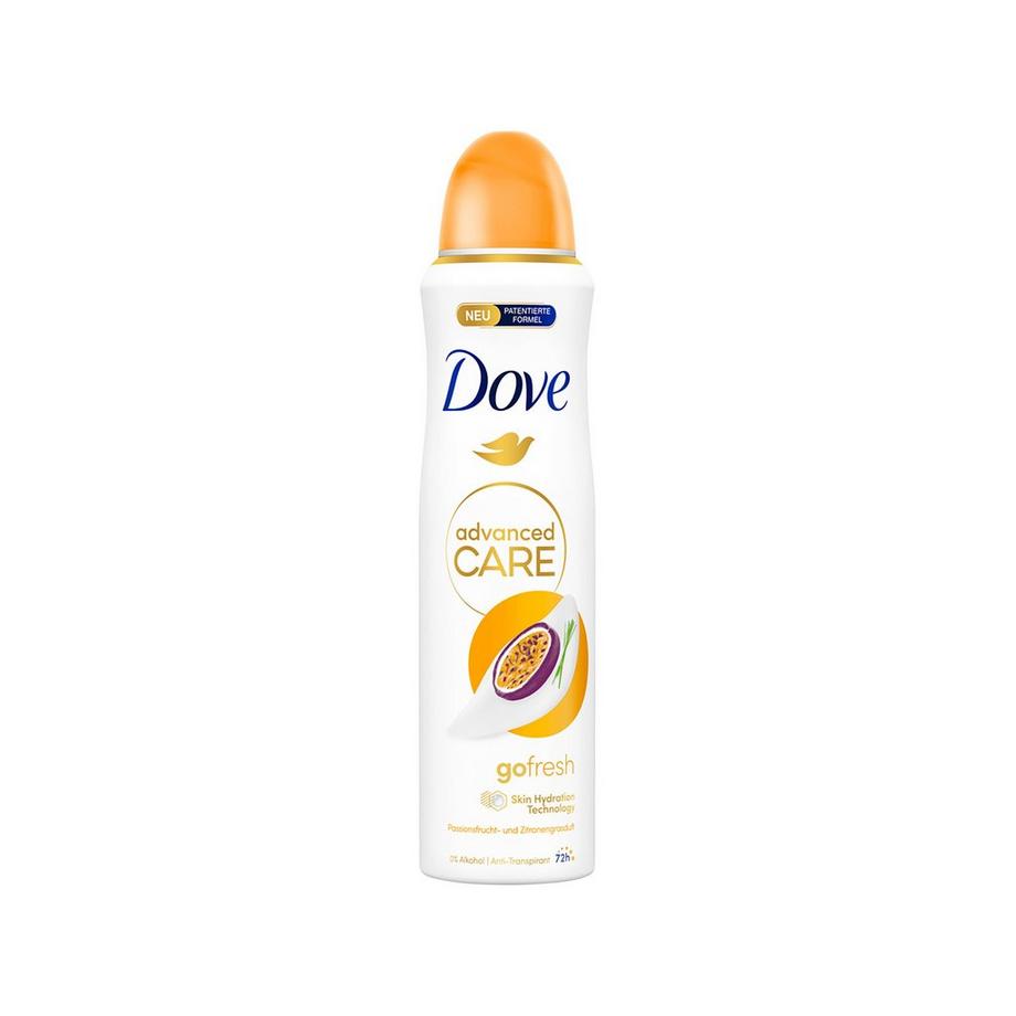 Dove Care Passionfruit Aerosol Advanced Care Fruit de la Passion Et Parfum Citronnelle Spray Anti-transpirant 