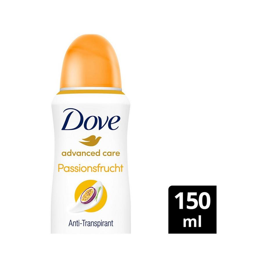 Dove Care Passionfruit Aerosol Advanced Care Fruit de la Passion Et Parfum Citronnelle Spray Anti-transpirant 