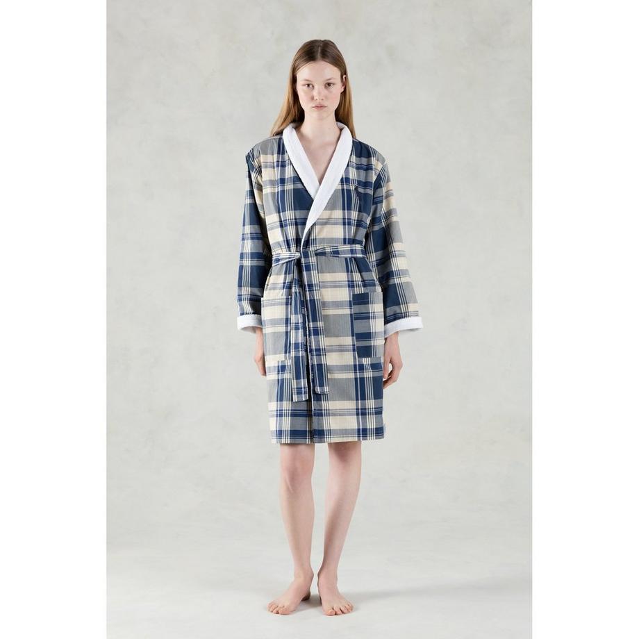 Ralph Lauren Linden Plaid Bademantel 