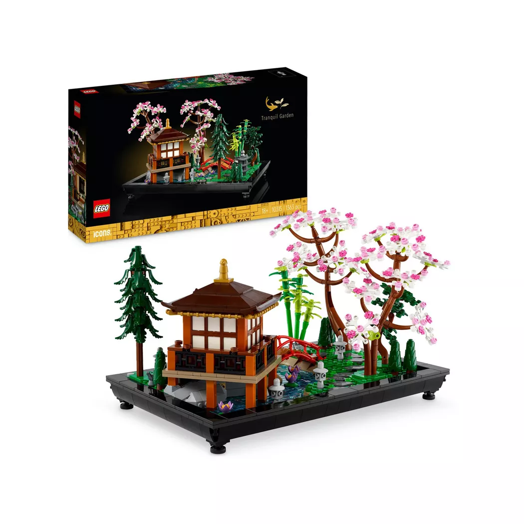 LEGO® 10315 Icons Tranquil Garden Botanical Set with Flowers