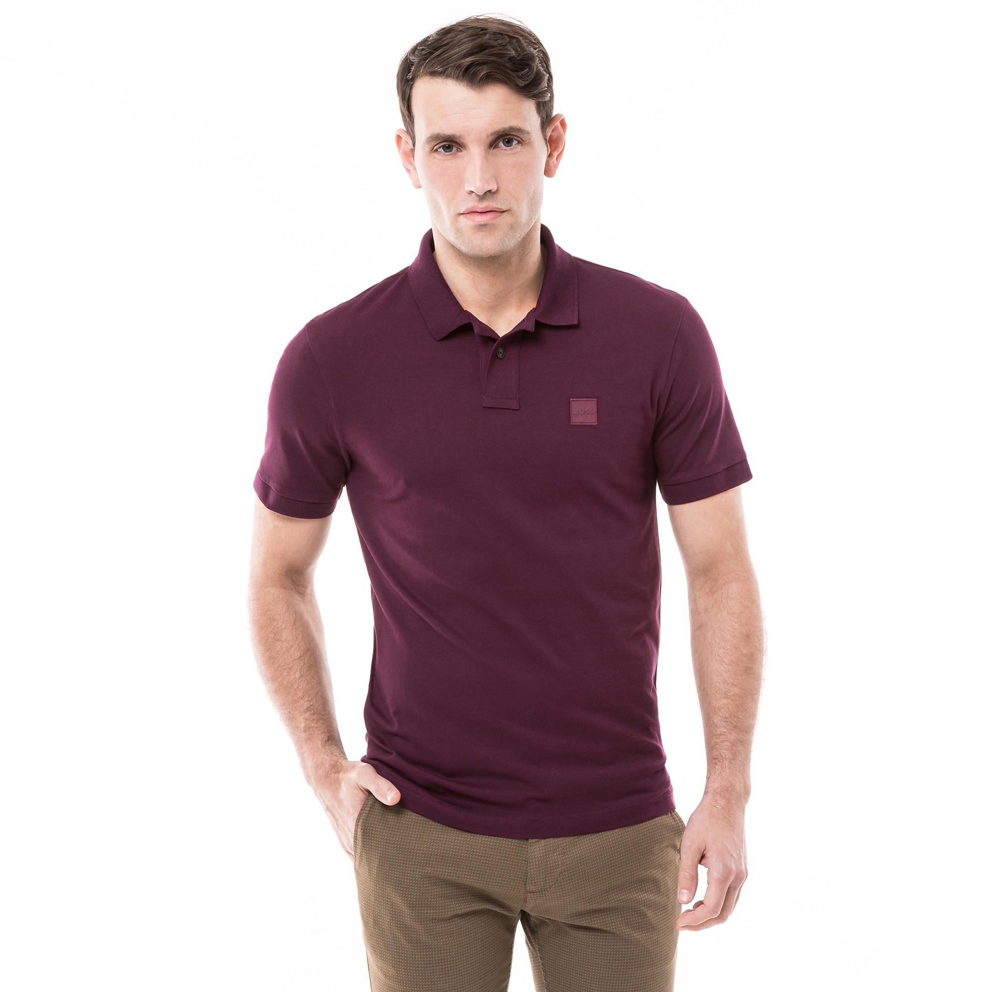 Image of Poloshirt, Kurzarm Herren Violett L