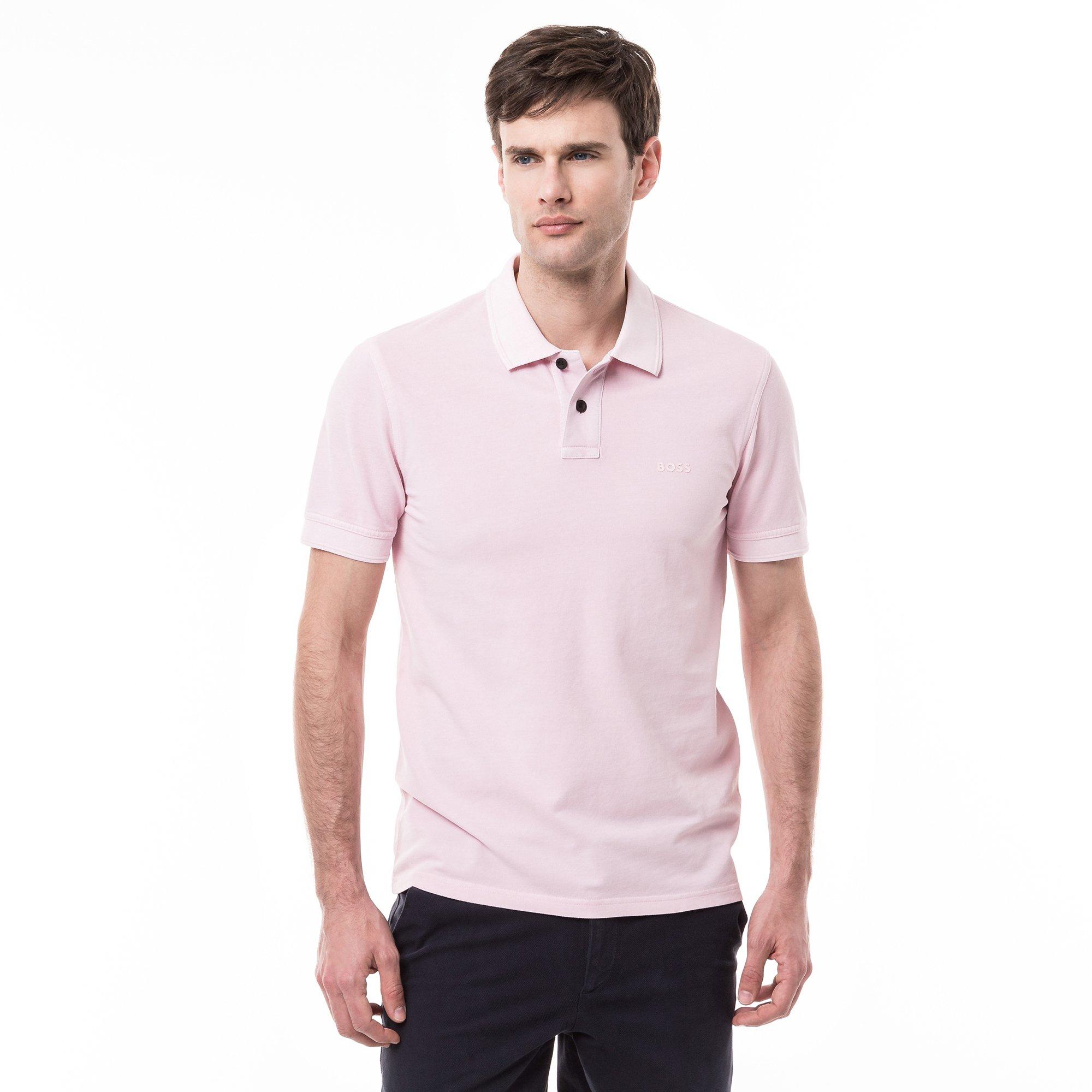 Image of Poloshirt, Kurzarm Herren Rosa M