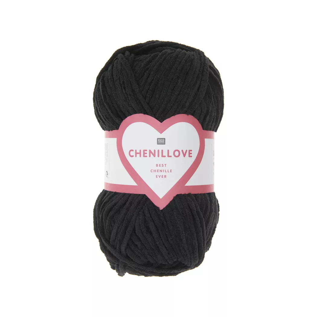 Rico Design Creative Chenillove Schwarz
