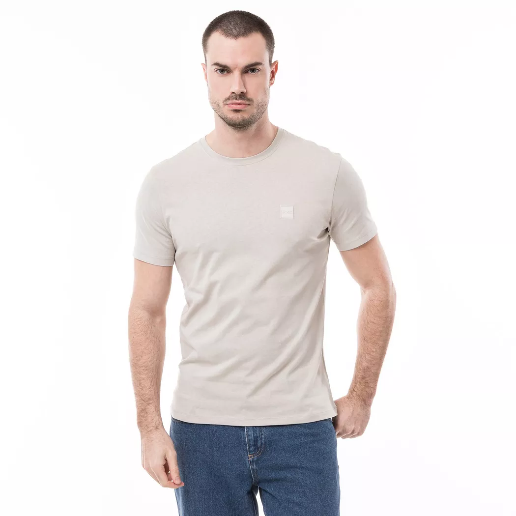 Boss T-shirt à Manches Courtes Tegood 10240843 Open Grey L Homme 2