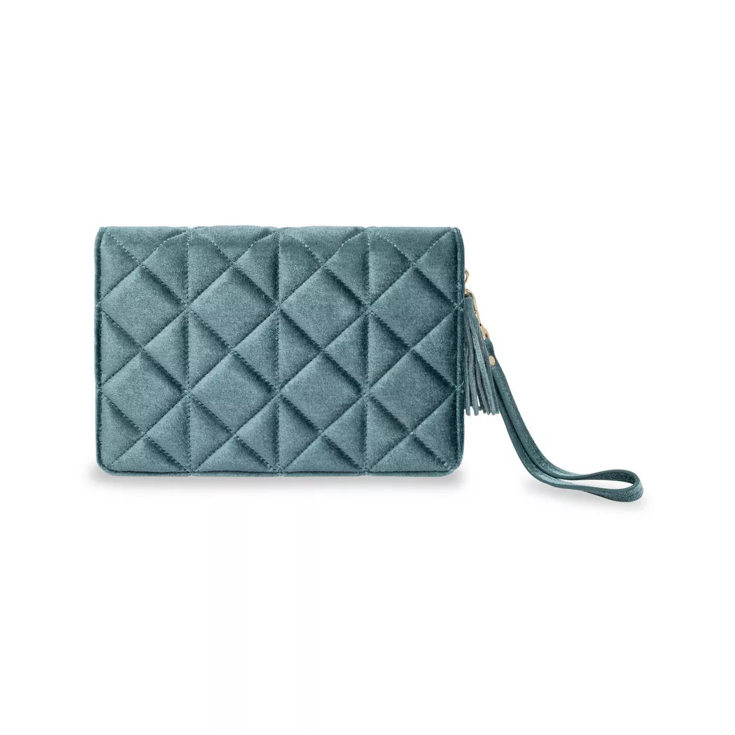 L' Atelier Gold 18 Karat by Manor - Schmucketui, 20X14X5CM, Taubenblau