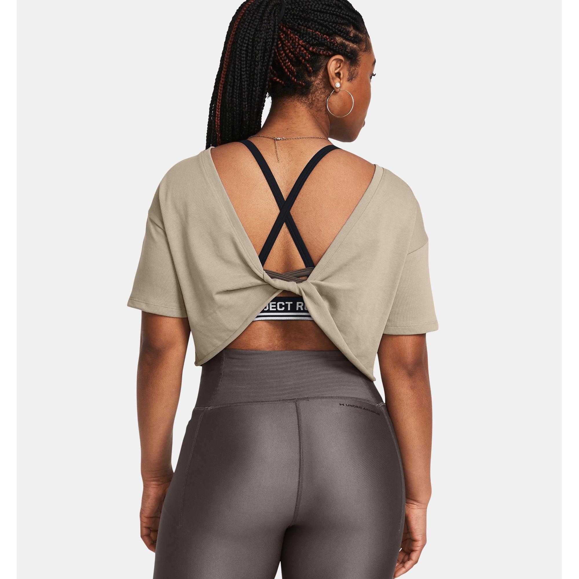 UNDER ARMOUR Pjt Rck Balance Graphic T Top, crop 