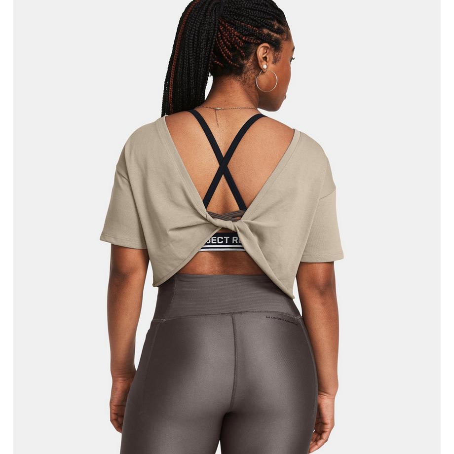 UNDER ARMOUR Pjt Rck Balance Graphic T Top, crop 