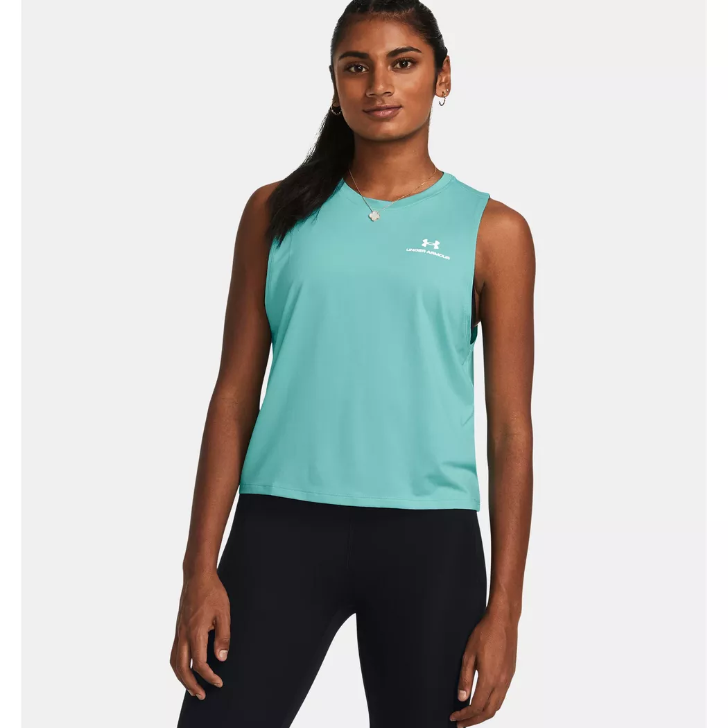 Under Armour Rush Energy Crop Tank Mint L