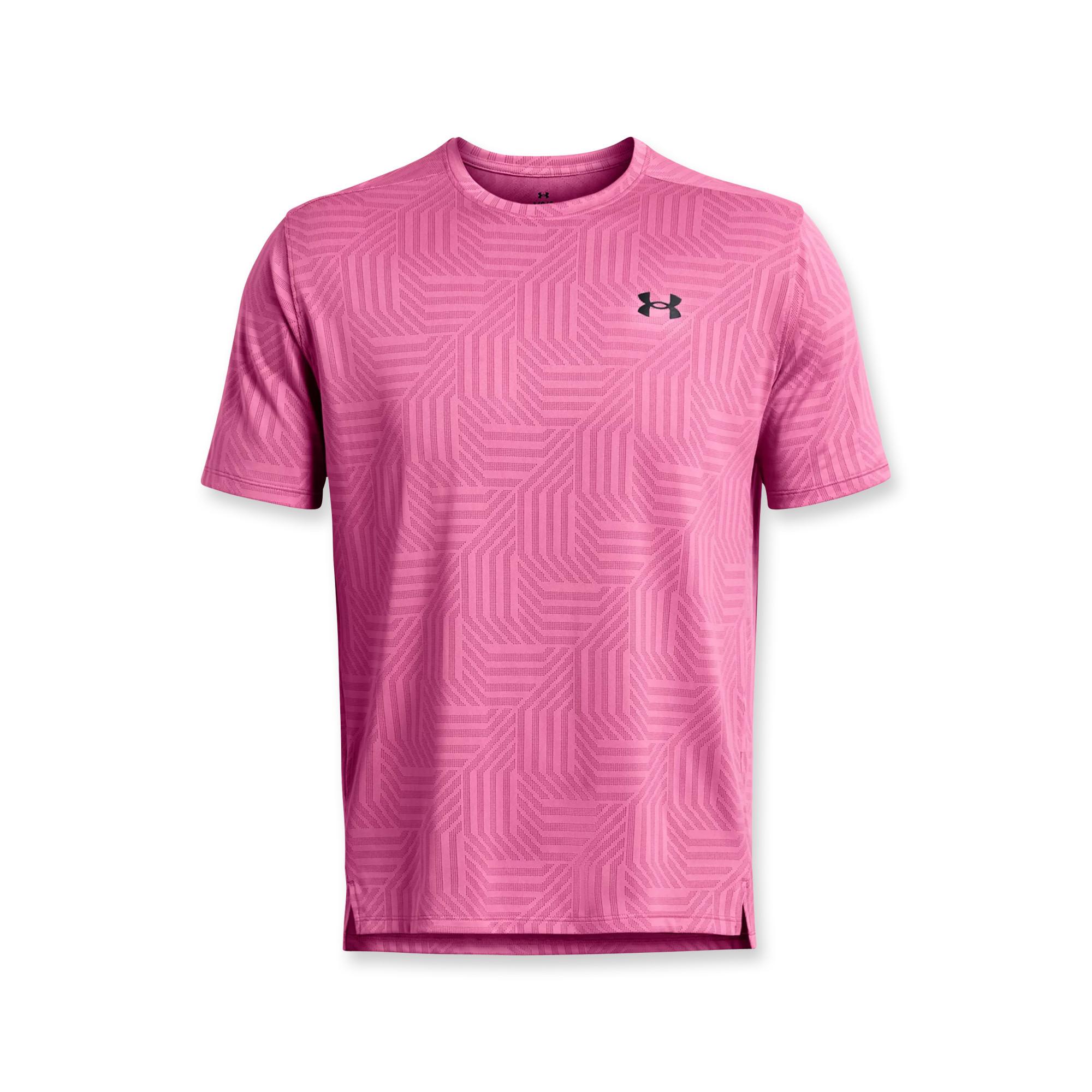 Image of T-shirt, Rundhals, Kurzarm Herren Pink L