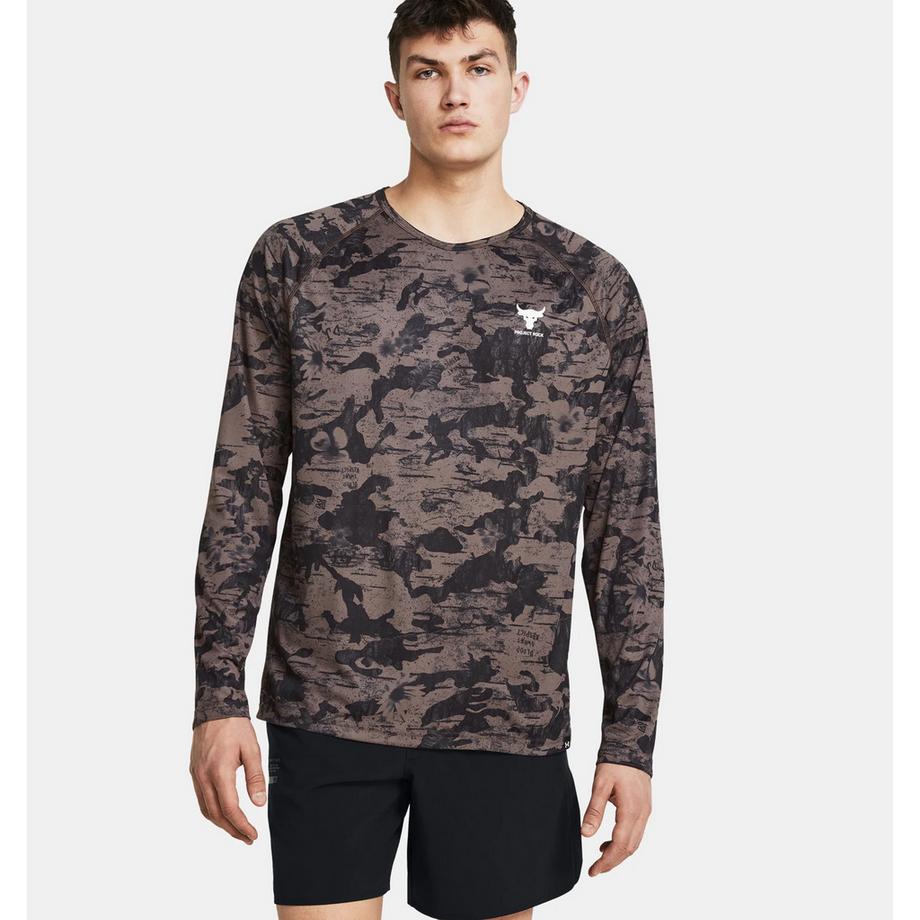 UNDER ARMOUR Pjt Rck IsoChill LS T-shirt girocollo, maniche lunghe 