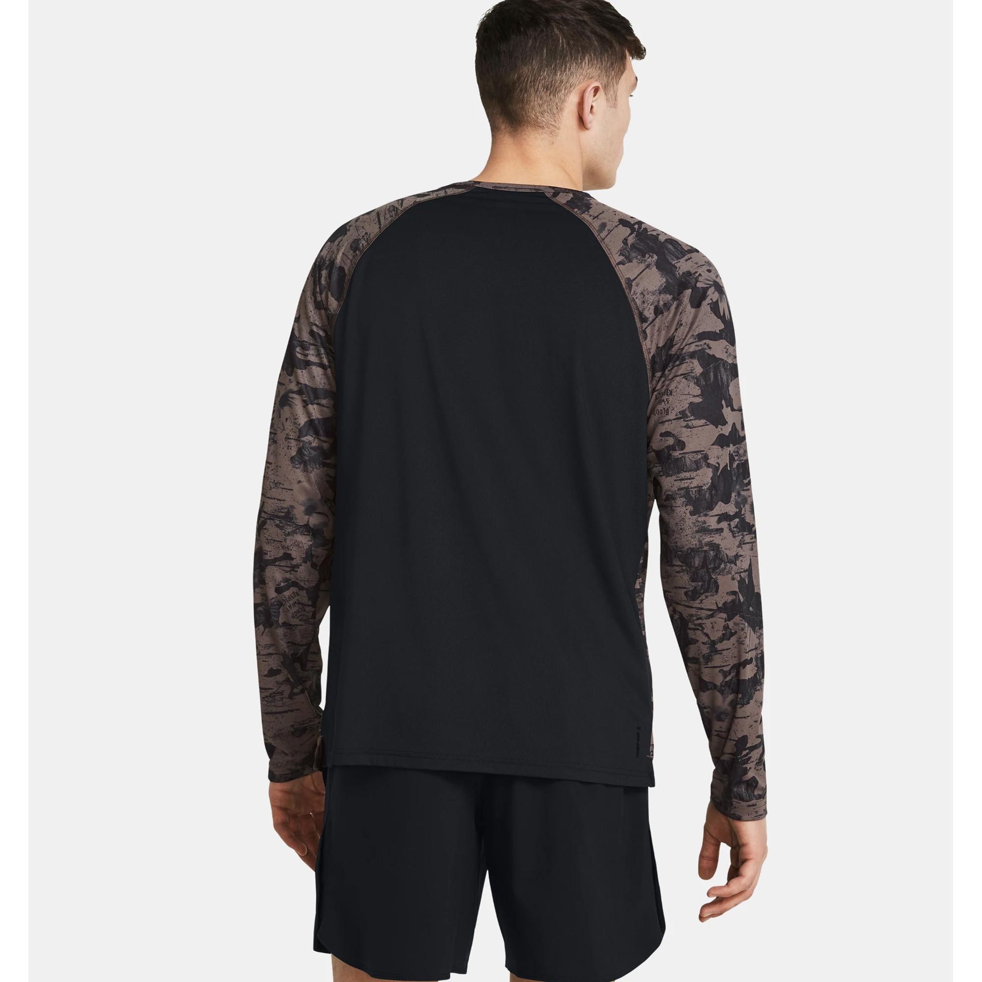 UNDER ARMOUR Pjt Rck IsoChill LS T-shirt girocollo, maniche lunghe 
