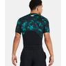 UNDER ARMOUR UA HG Armour Printed SS T-shirt, col rond, manches courtes 