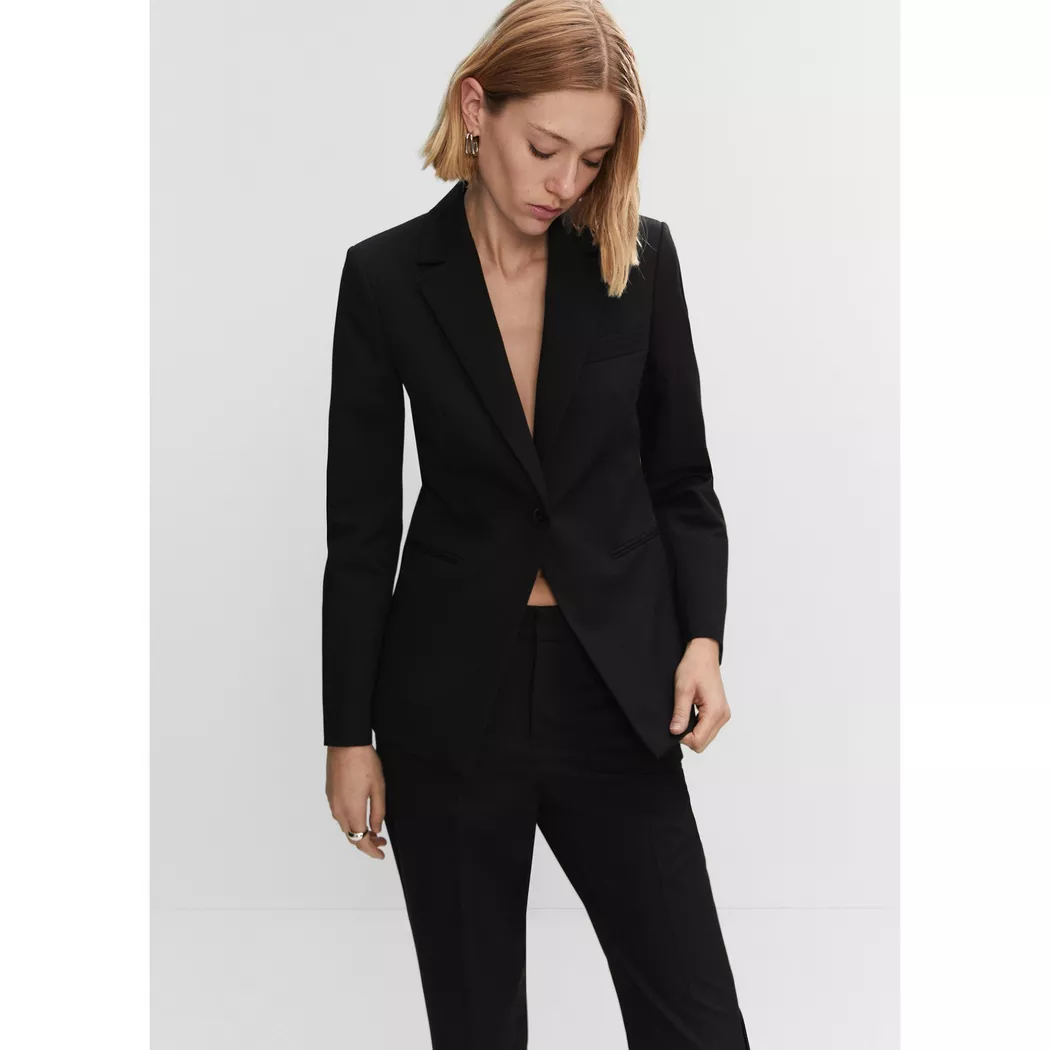 Mango - Blazer, für Damen, Black, Größe 38