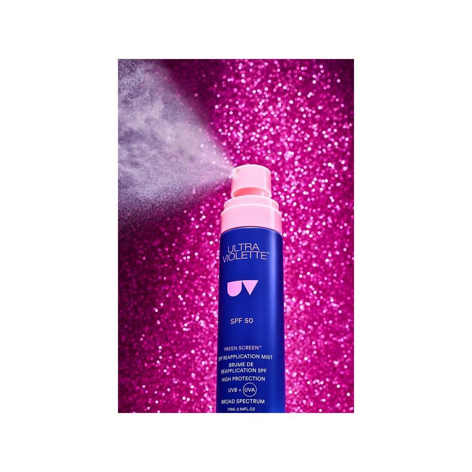 ULTRA VIOLETTE  Preen Screen SPF50 - Nebbia solare per il viso 