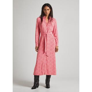 Pepe Jeans London Brooke Robe Midi à Motif Floral  