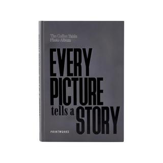 PRINTWORKS Kreativbuch mit Leineneinband Every picture tells a story 