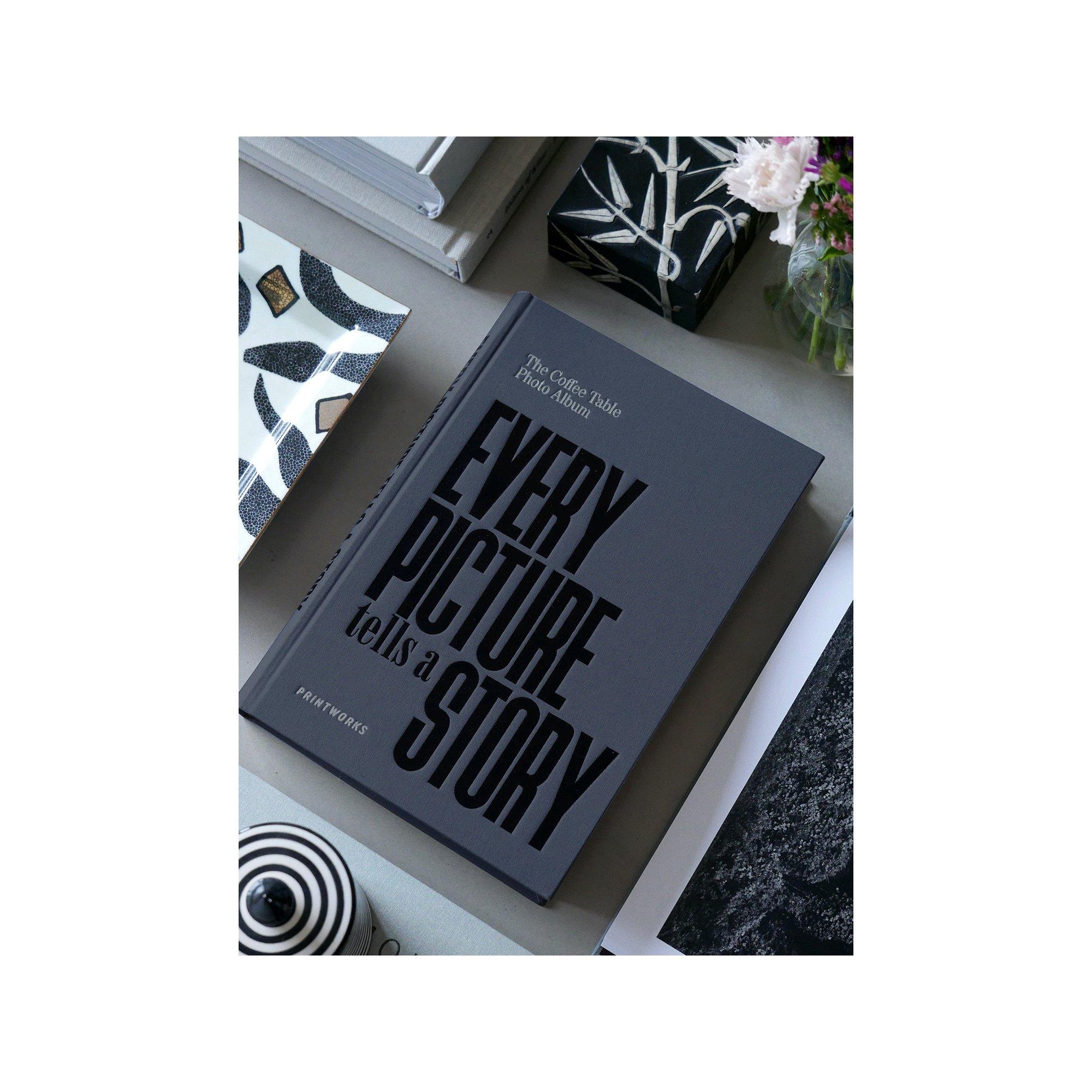 PRINTWORKS Kreativbuch mit Leineneinband Every picture tells a story 