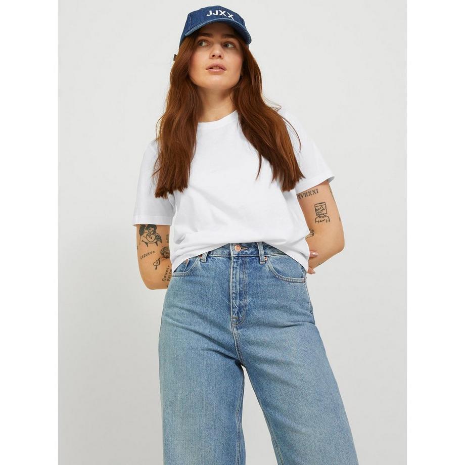 T-shirt girocollo, maniche corte