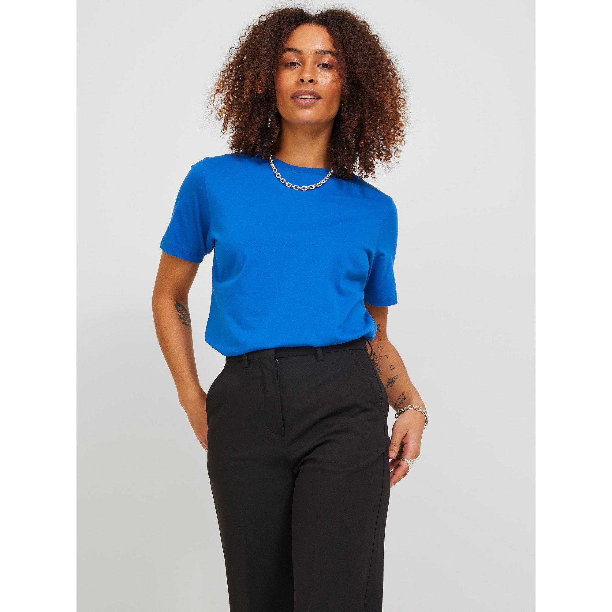 Image of T-shirt, Rundhals, Kurzarm Damen Saphirblau L