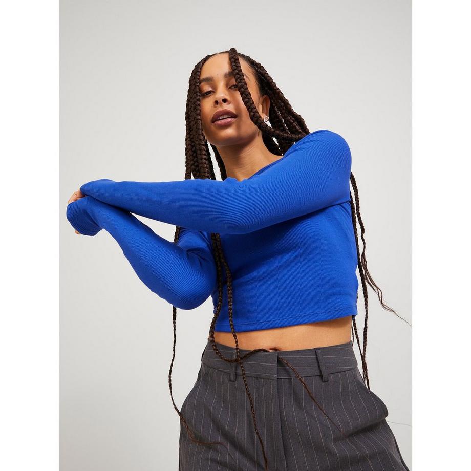 JJXX  T-shirt, col rond, manches longues 