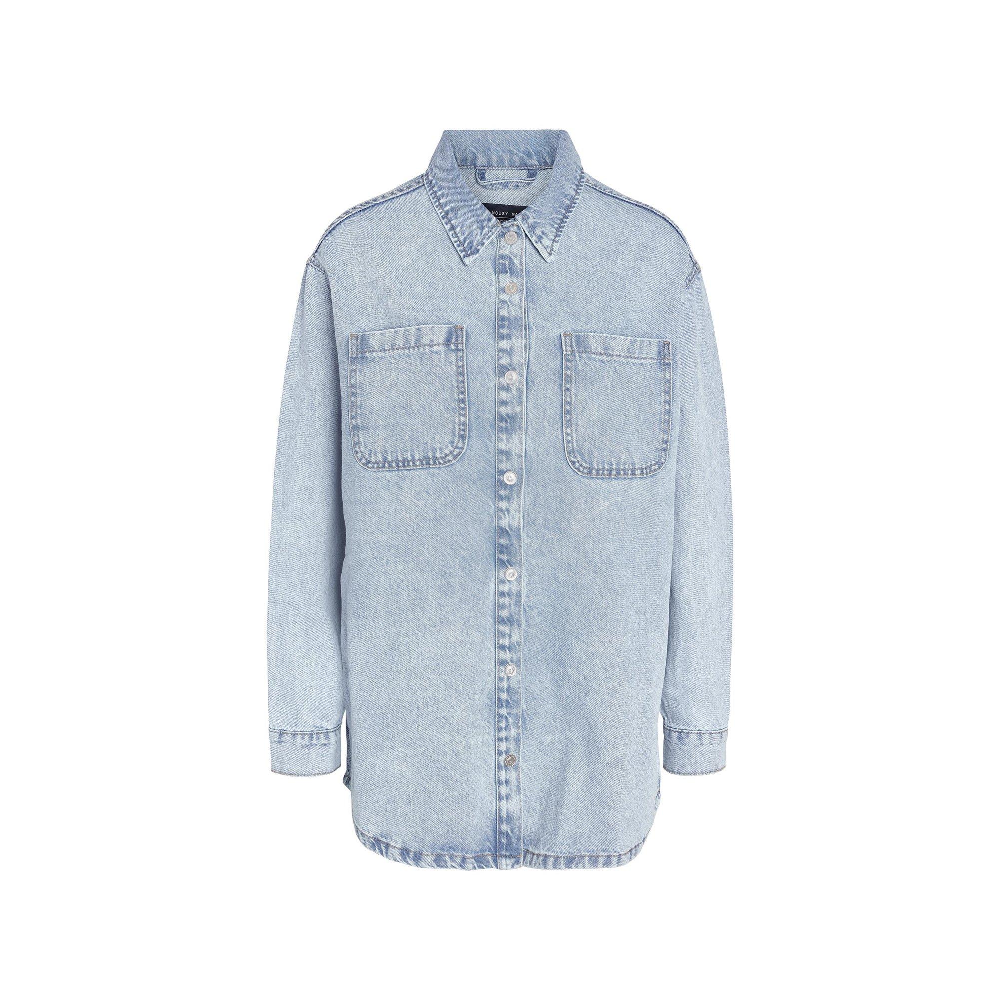 Image of Hemd, Langarm Damen Hellblau L