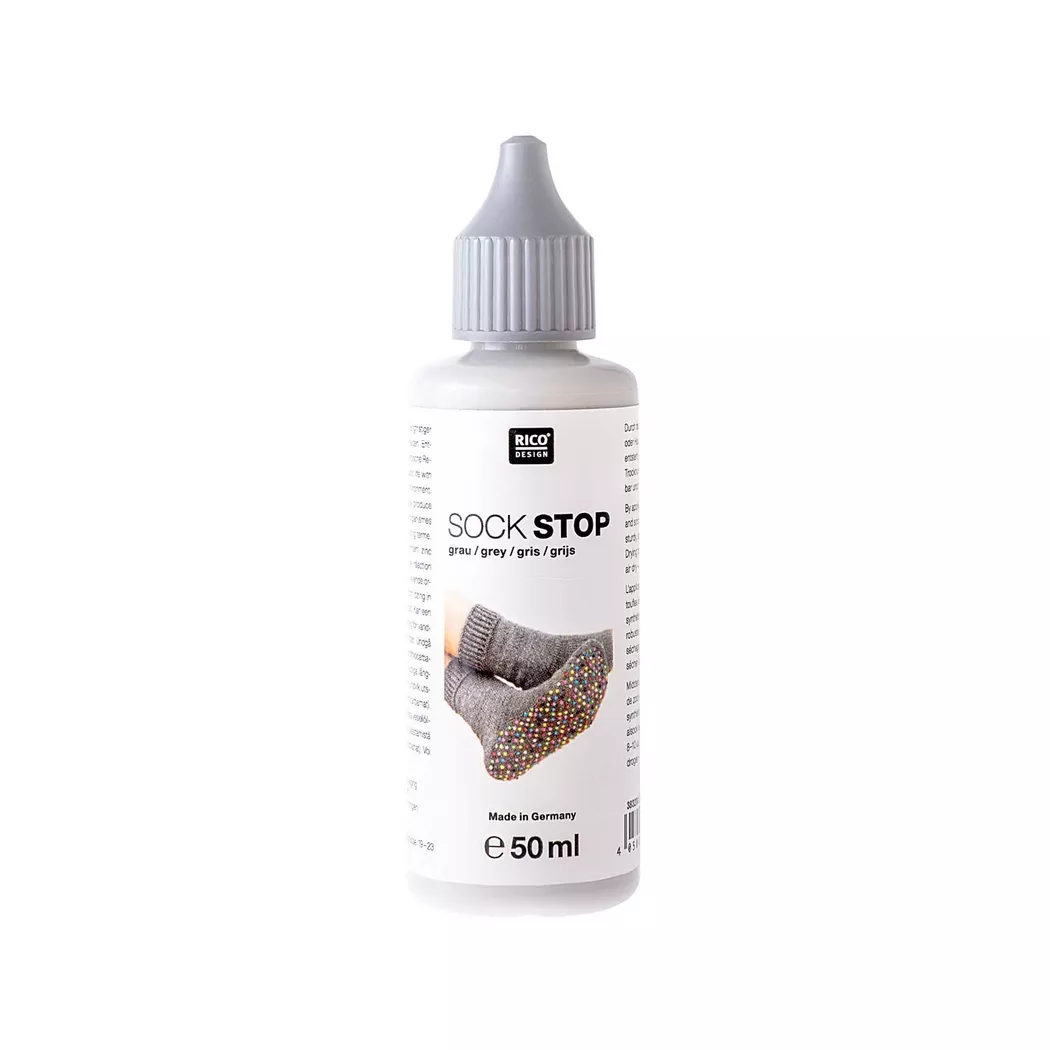 Rico Design Sock Stop 50ml Grau