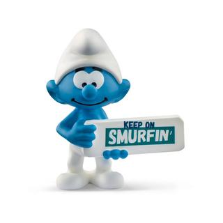 Schleich  20843 Schlumpf Smurfin Schild 