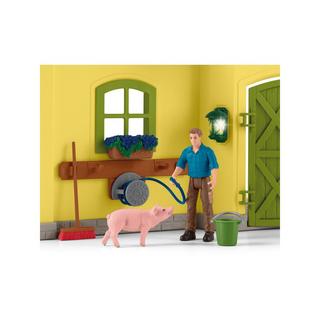 Schleich  42605 Grande stalla con animali e accessori 