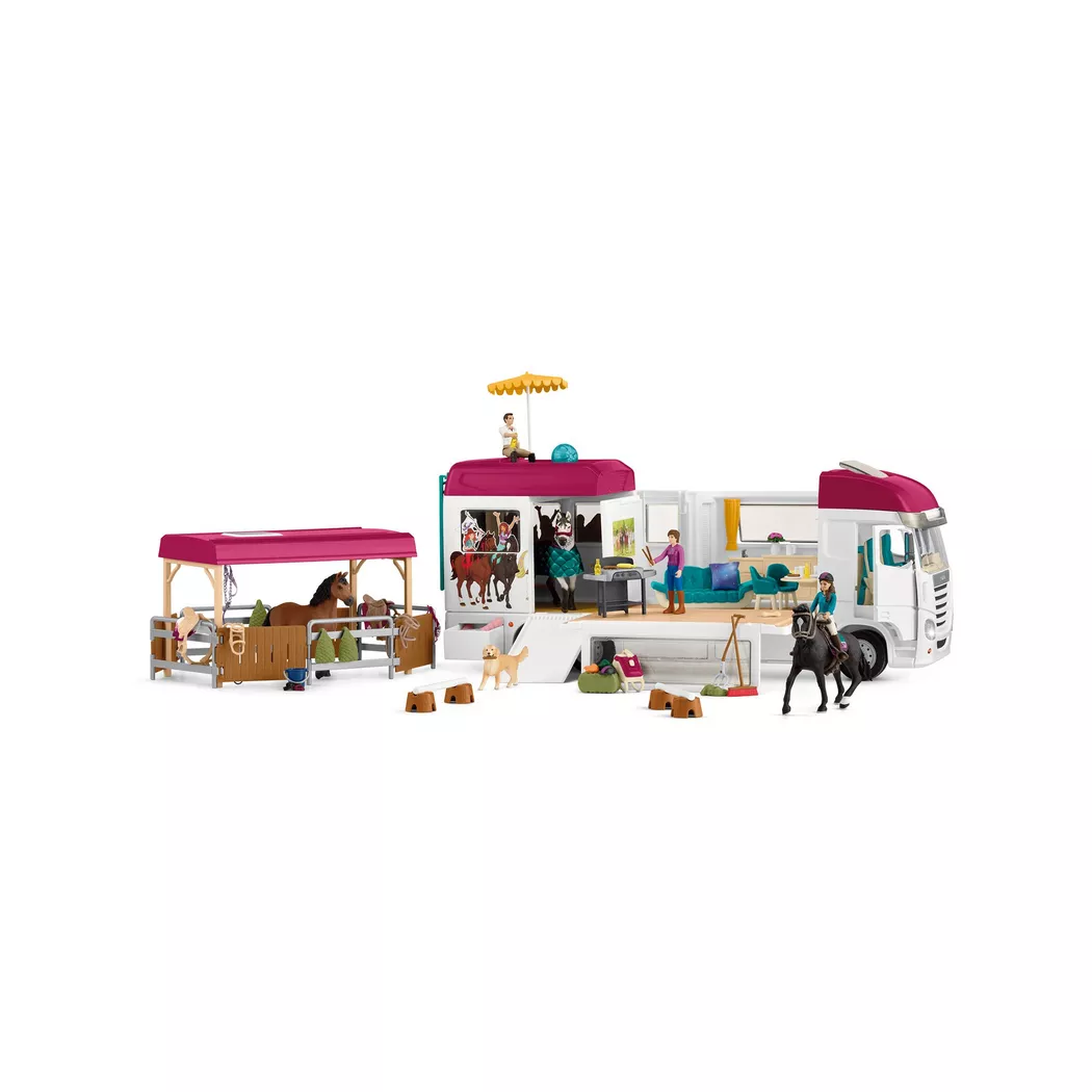 Schleich - 42619 Pferdetransporter, Multicolor
