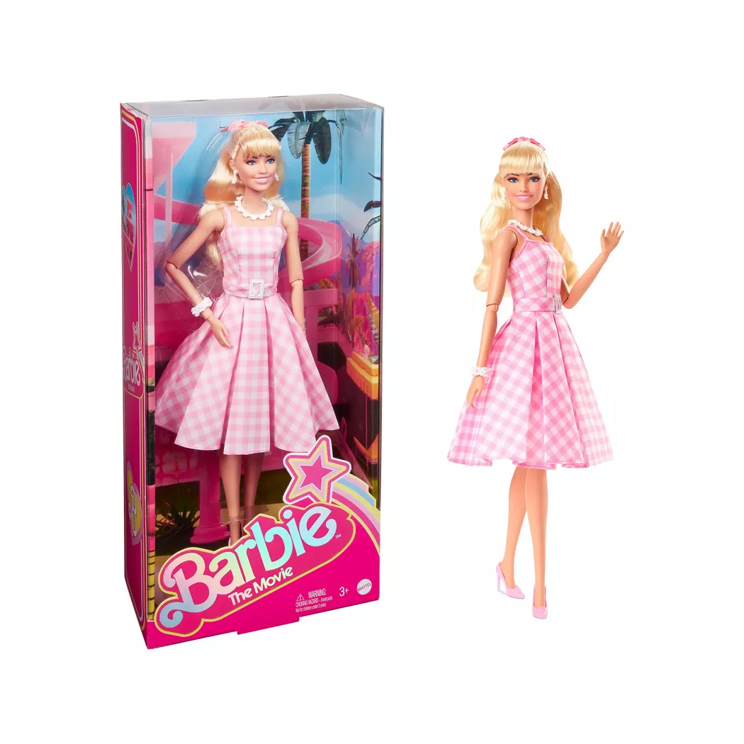 Barbie Signature The Movie Collectible Doll, Margot Robbie as in Pink Gingham Dress