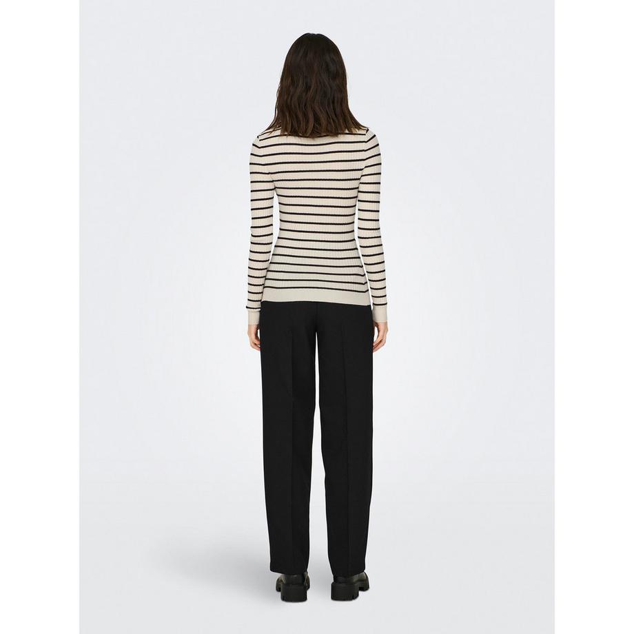 ONLY Pull Col Roulé Manches Longues  