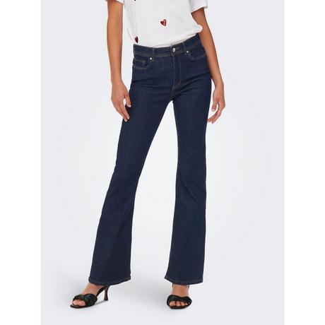 ONLY Ausgestellte High Waist Jeans  