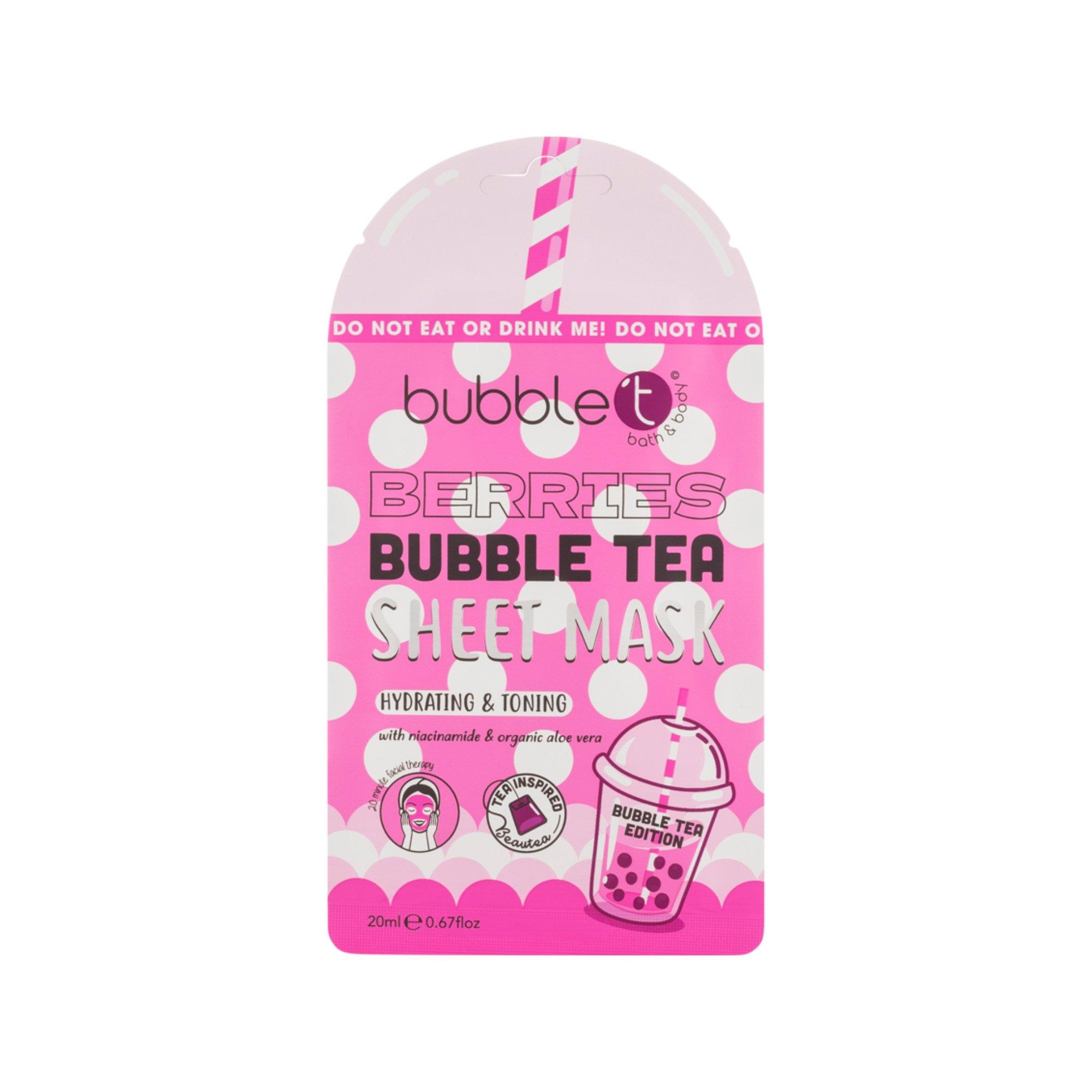 Bubble T  Tuchmaske Berries mit Aloe Vera & Niacinamide 