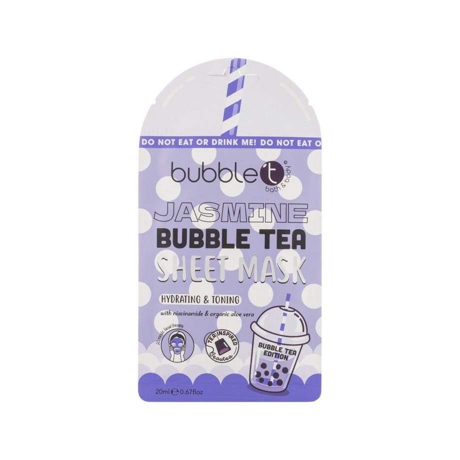 Bubble T  Maschera in tessuto al gelsomino con aloe vera e niacinamide 