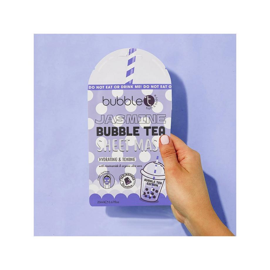 Bubble T  Maschera in tessuto al gelsomino con aloe vera e niacinamide 