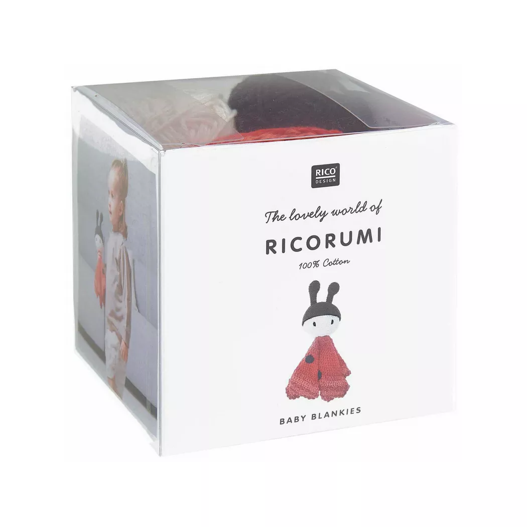 Rico Design Häkelset Ricorumi Baby Blankies Marienkäfer