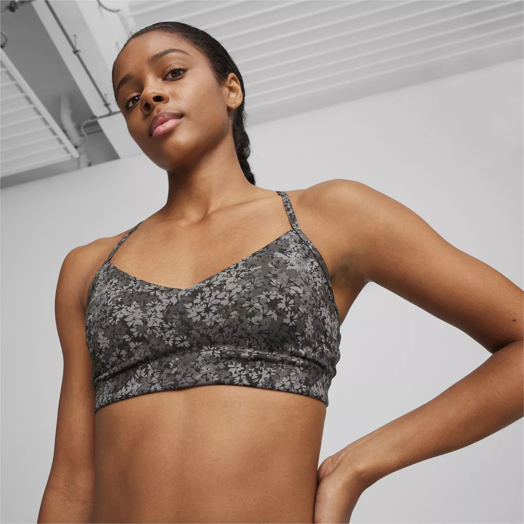Puma - Sport-BH, Medium Support, Move Yogini, S, Dunkelgrau