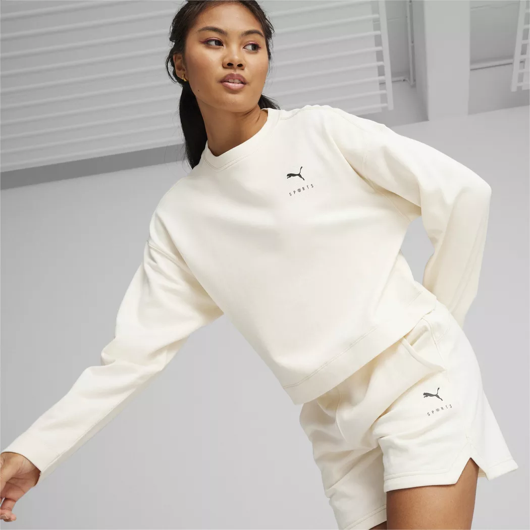 Puma - Pullover, für Damen, Ecru, Größe XL