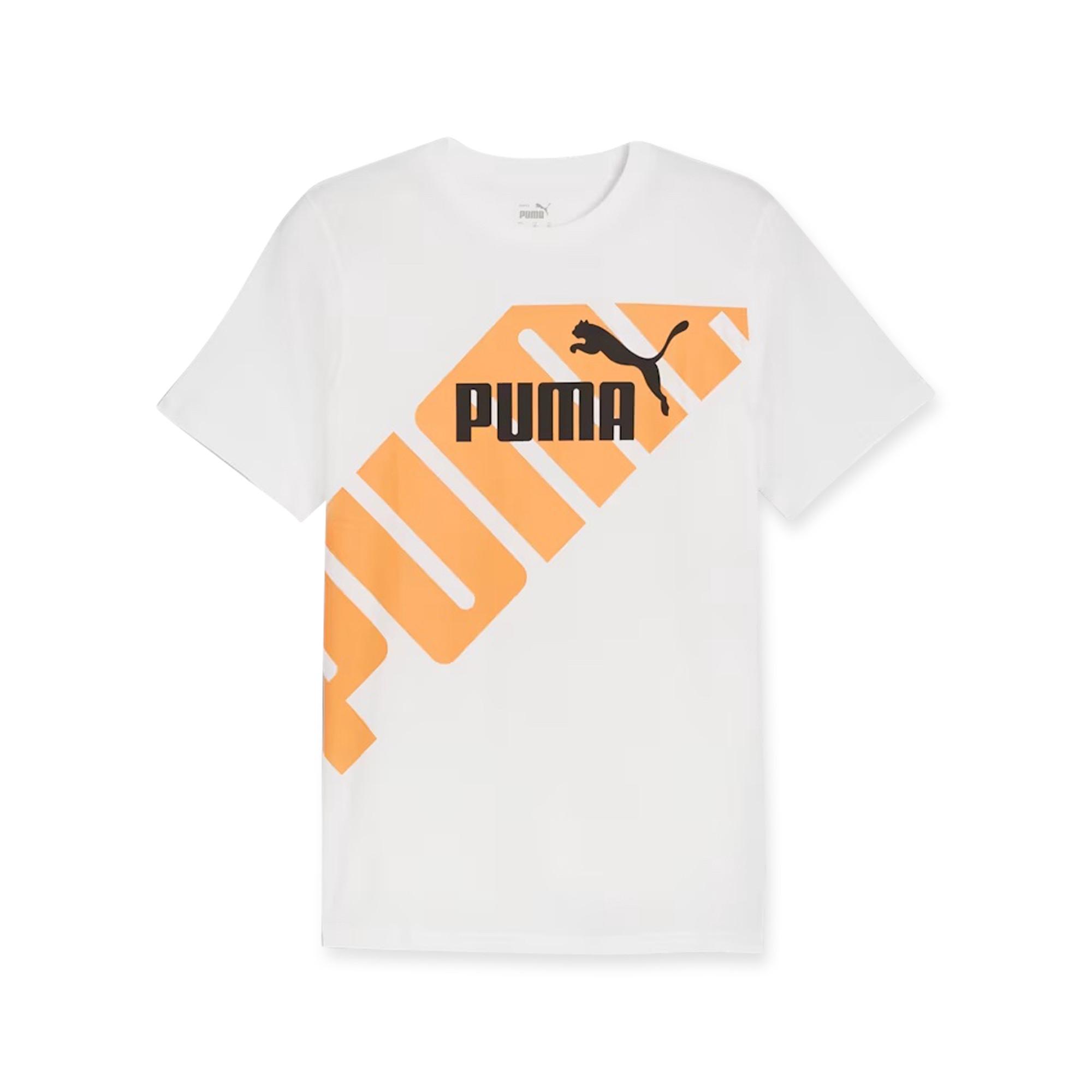 PUMA POWER T-shirt girocollo, maniche corte 