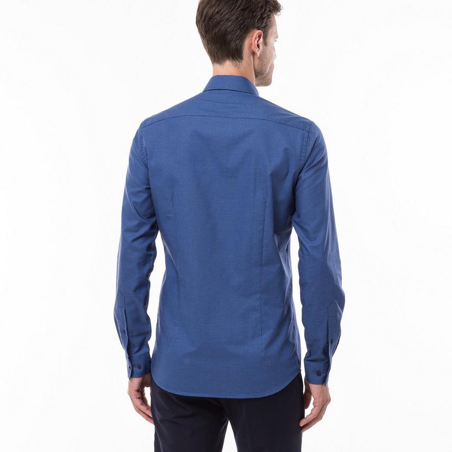 Manor Man Langarm Body Fit Hemd  