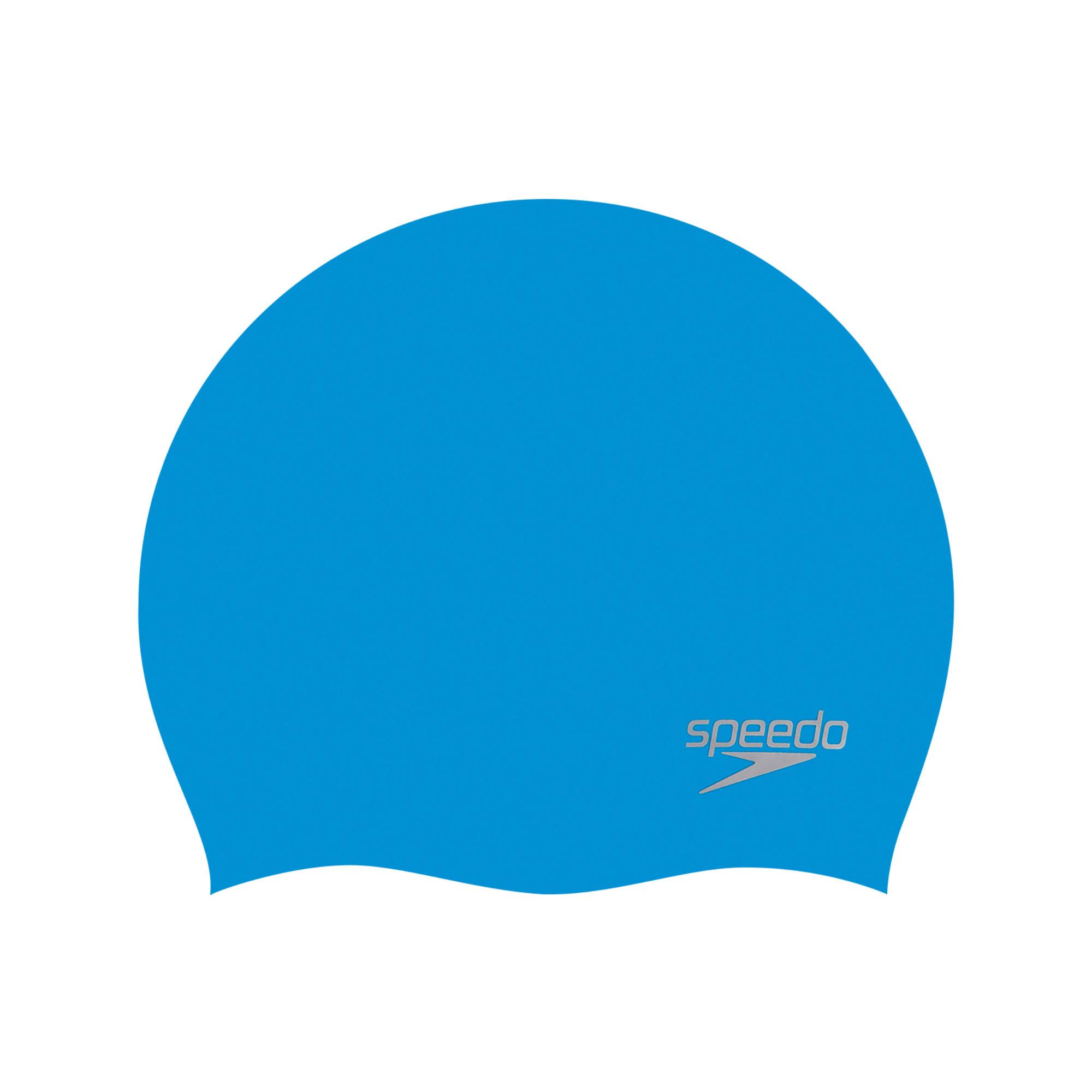 speedo Plain Moulded Silicone Cap Cappuccio da Bagno 