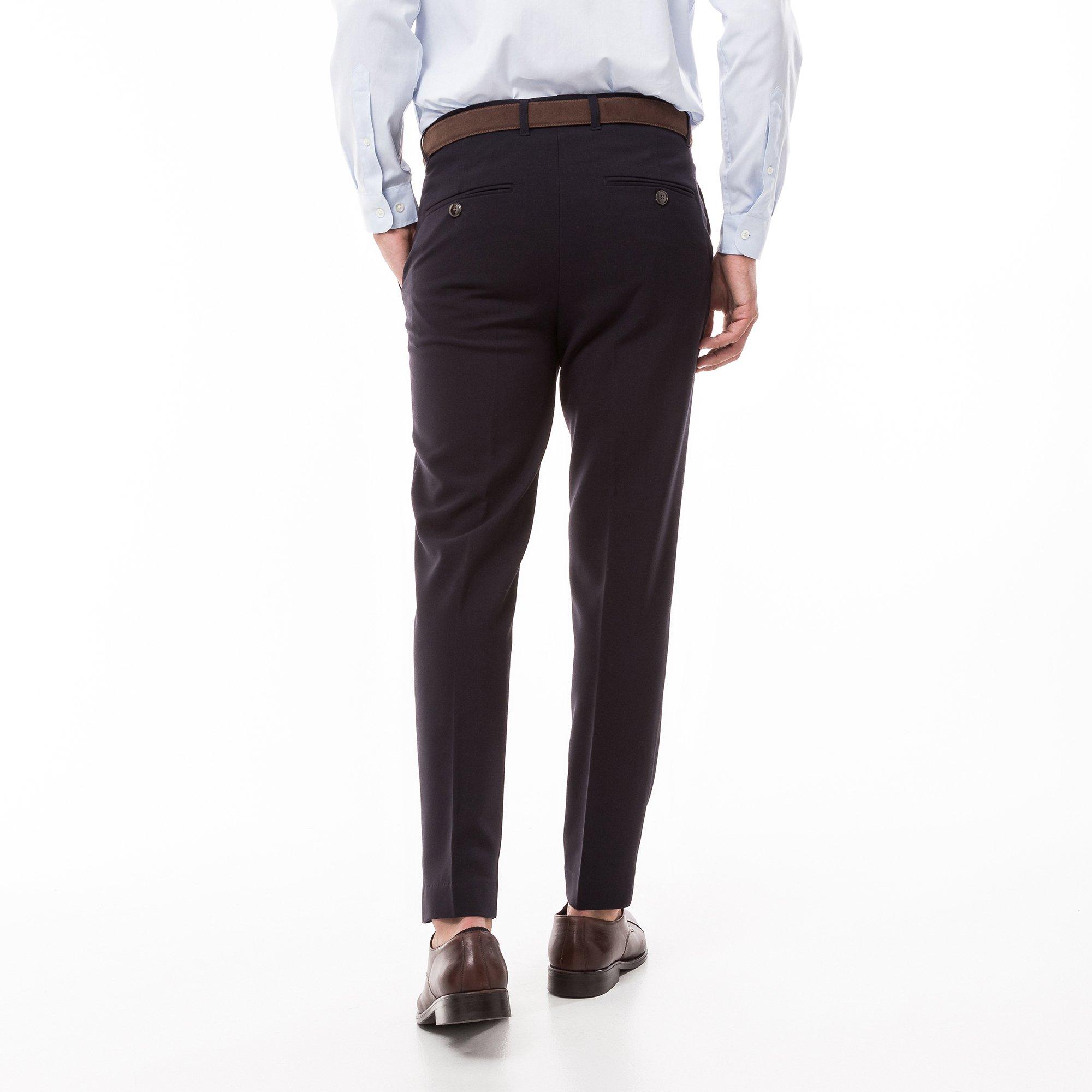 Manor Man Lange Slim Fit Hose  