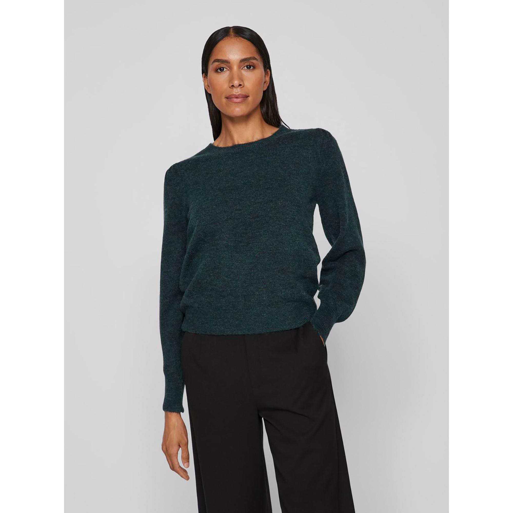 Image of Pullover Damen Dunkelgrün M