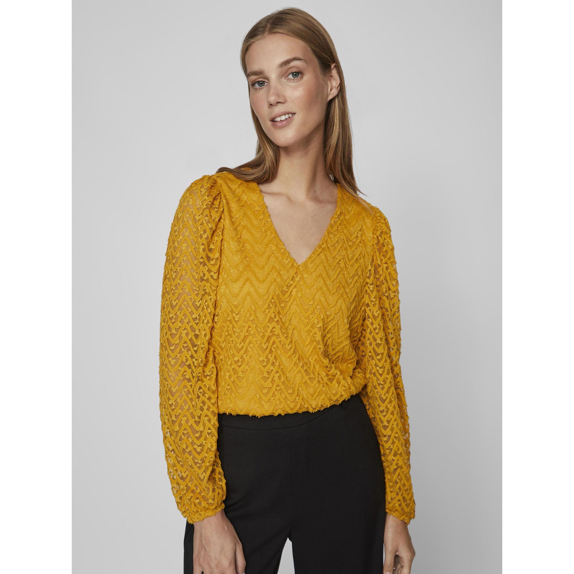 Image of Bluse Damen Gelb L