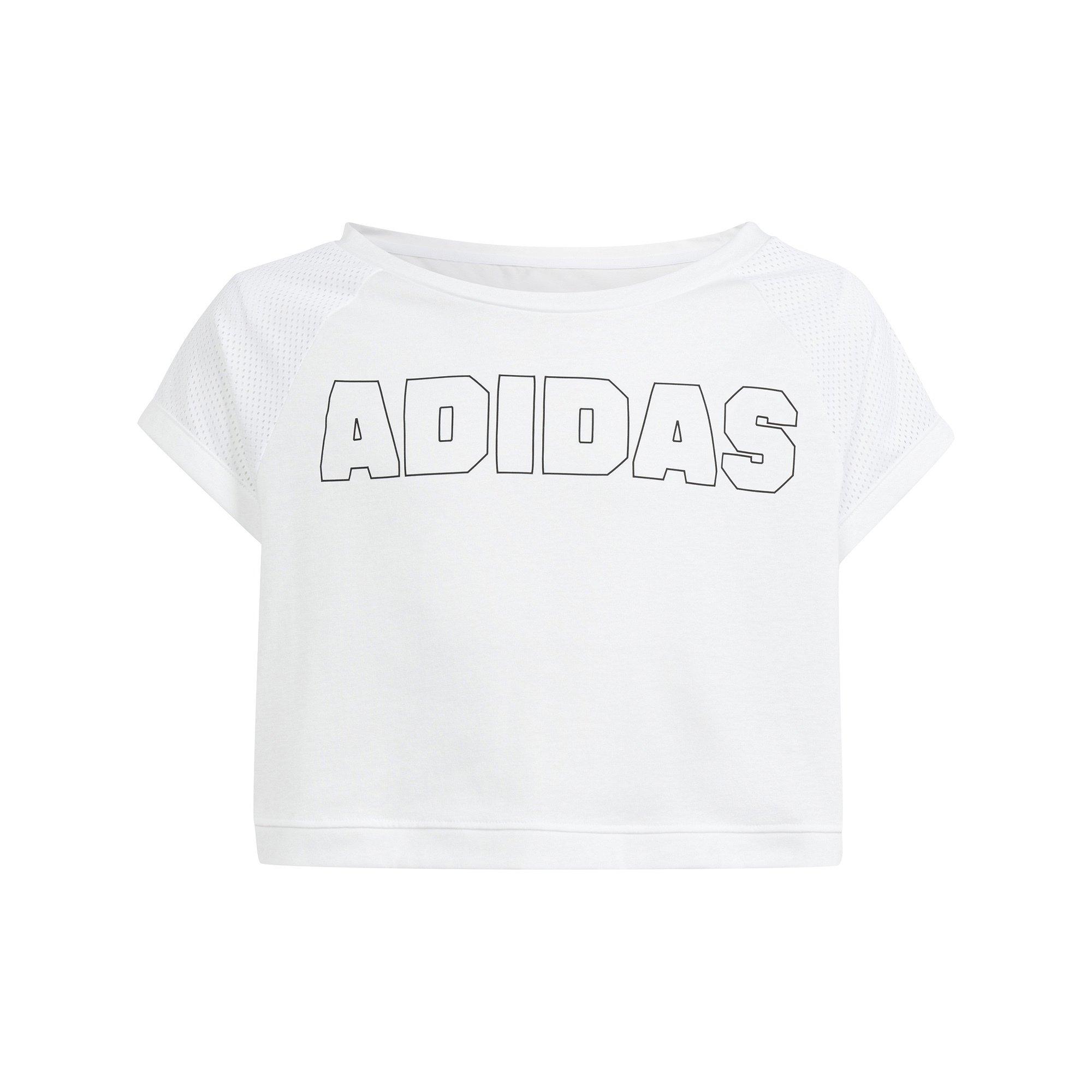 Image of adidas Cropped Top Mädchen Weiss 128